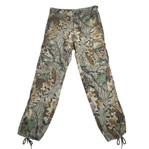 Ranger Camo Cargo Pants Mens Medium Leaf Print Utility Hunting Tactical